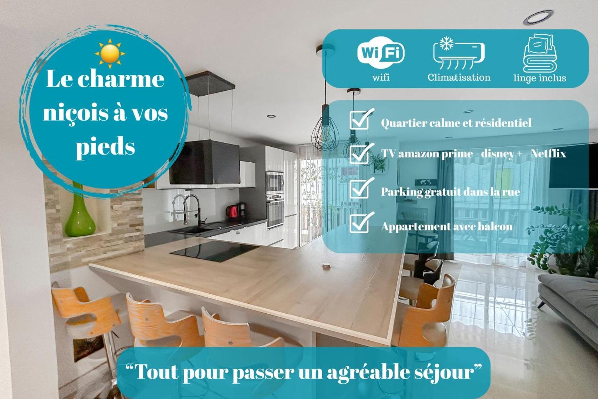 Escapade A - T2 Cosy, Clim & Balcon Appartamento Nizza